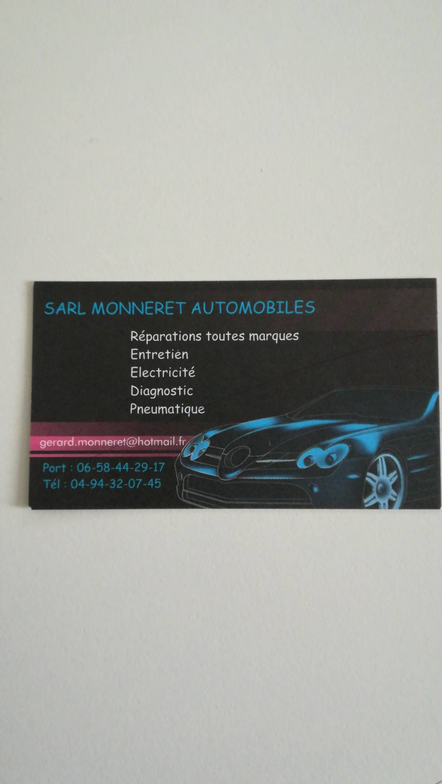 Réparation de véhicule toutes marques Saint-Cyr-sur-Mer 83270 SARL monneret automobile