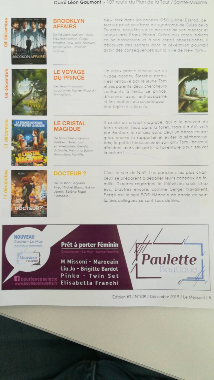 Prêt-à-porter féminin Le muy en Provence Paulette boutique