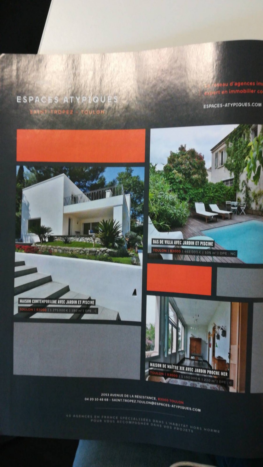 Expert en immobilier contemporain 83000 Toulon centre-ville Espace atypique