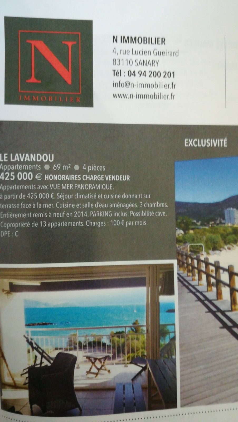 Achat et vente de bien immobilier Sanary-sur-Mer N immobilier