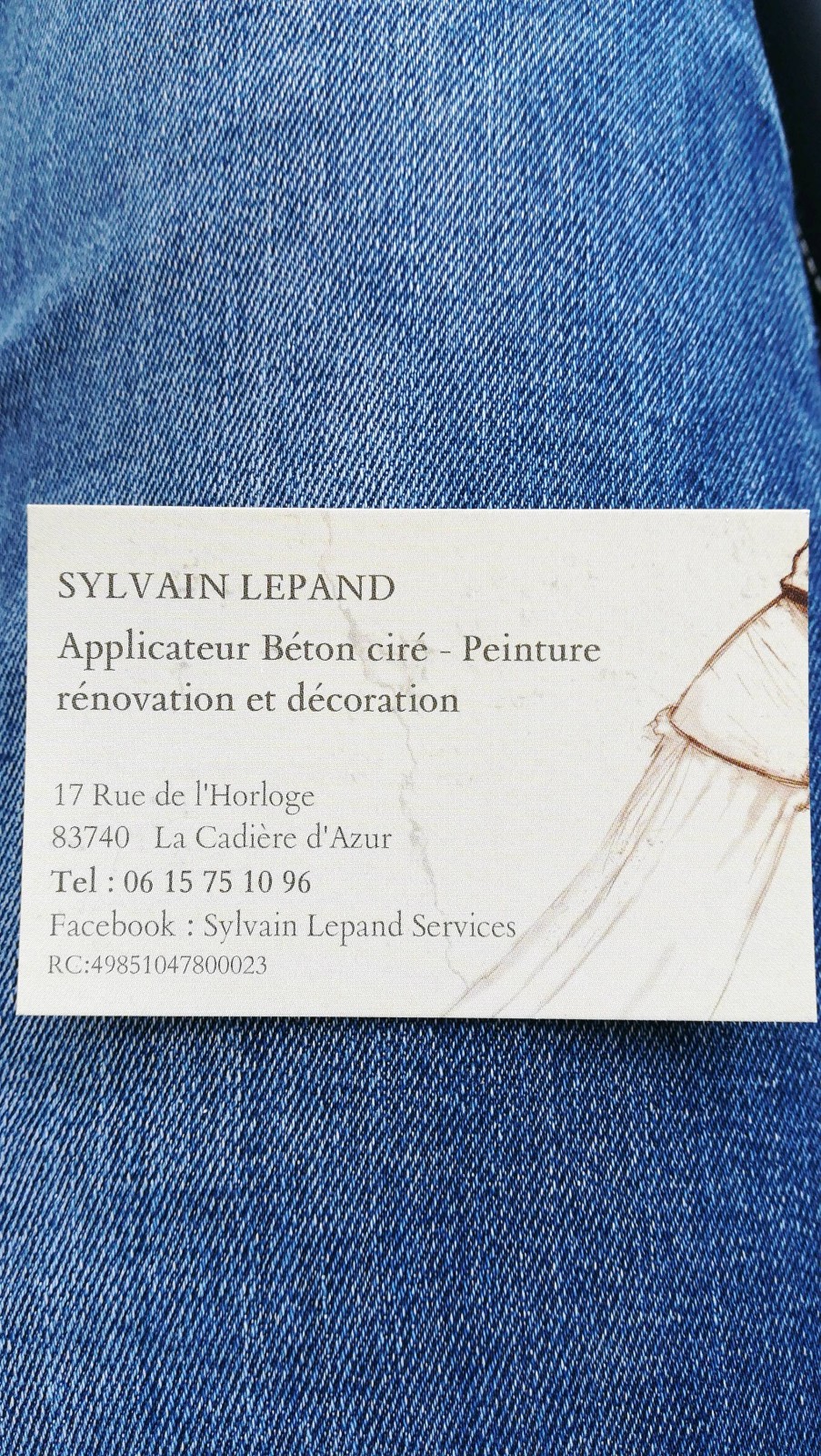 Applicateur béton ciré La Cadière-d'Azur Sylvain lepand