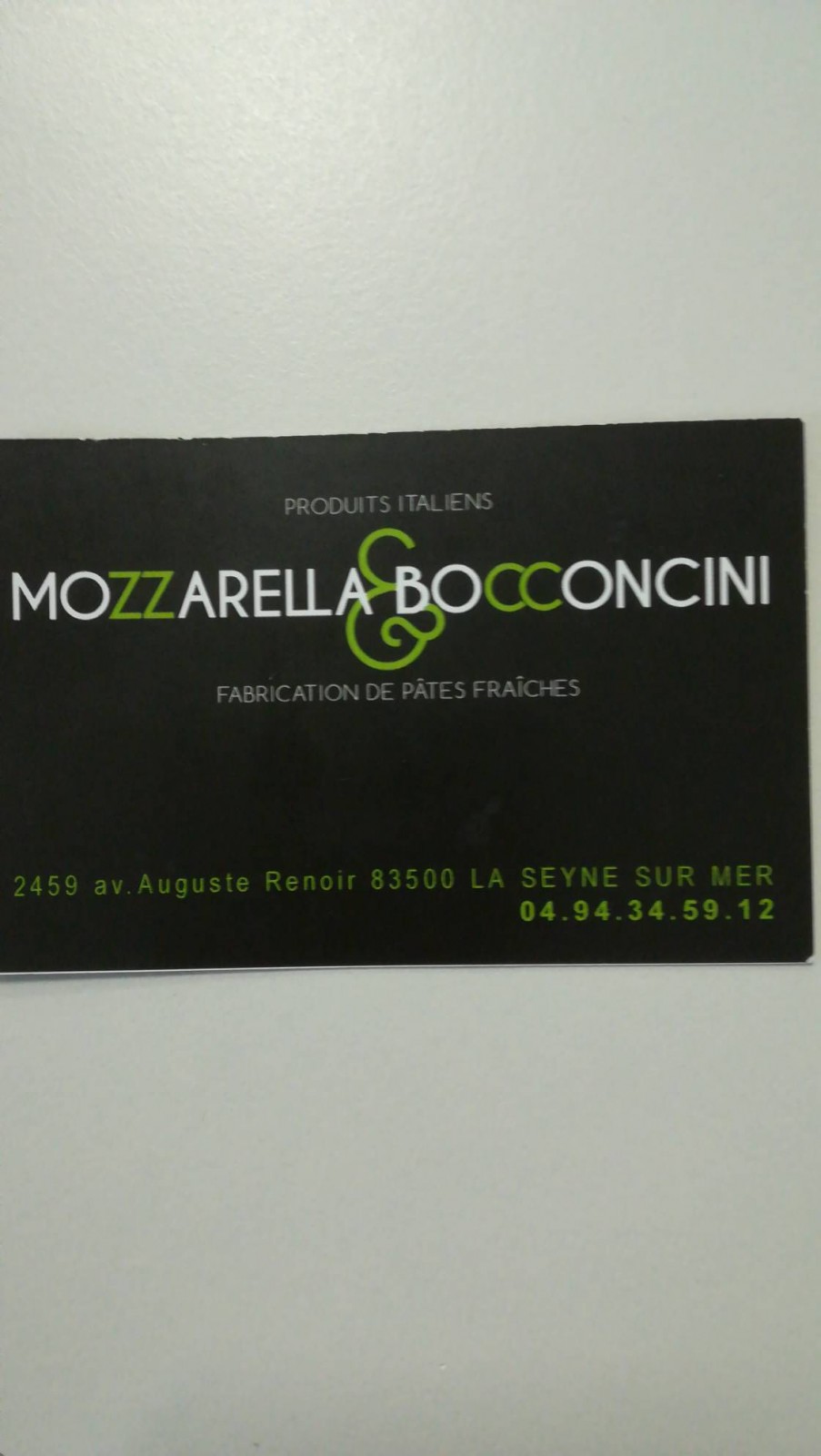 Fabrication de pâtes fraîches La Seyne-sur-Mer 83500 Mozzarella & Bocconcini