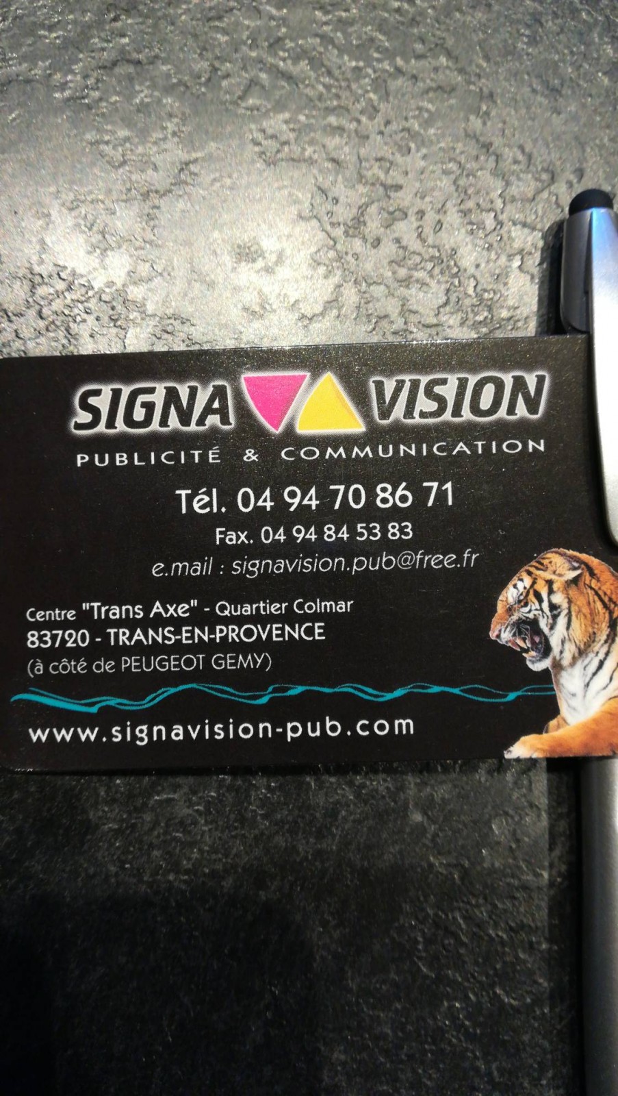 Publicité et communication visuelle Trans-en-Provence 83720 Signa vision