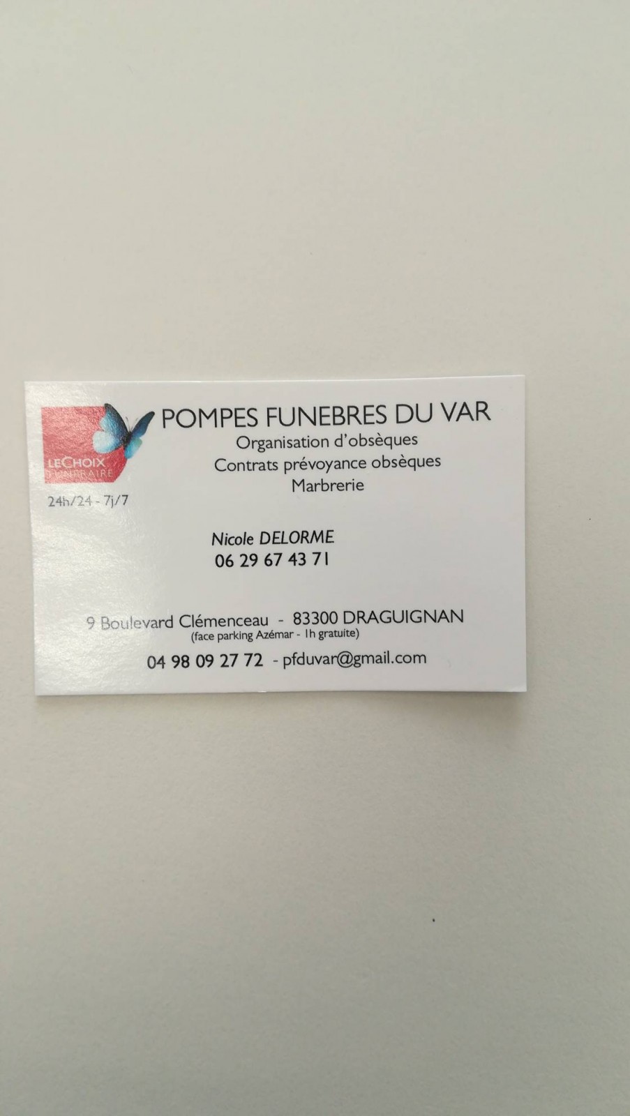 Pompes funèbres du Var Draguignan Le choix funéraire