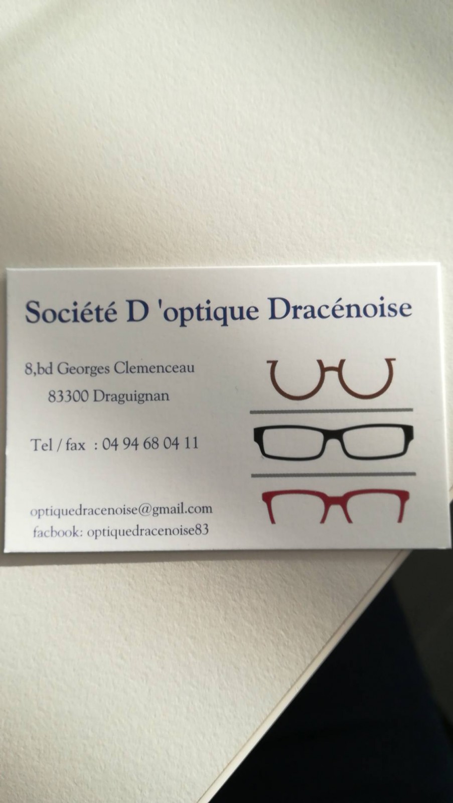 Société d'optique dracenoise Centre ville de draguignan Optique dracenoise