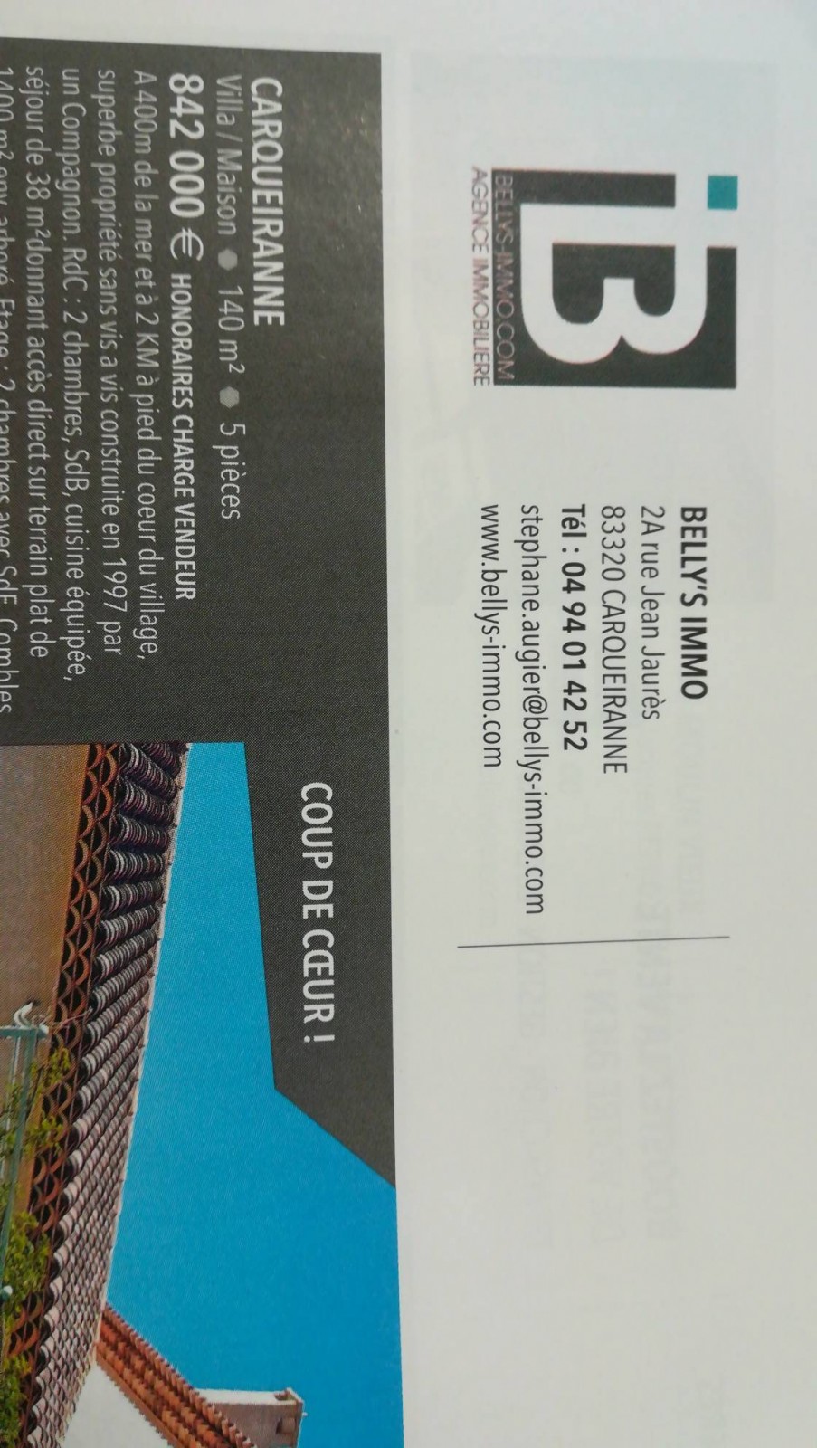 Agence immobilière Carqueiranne Bell'ys immo