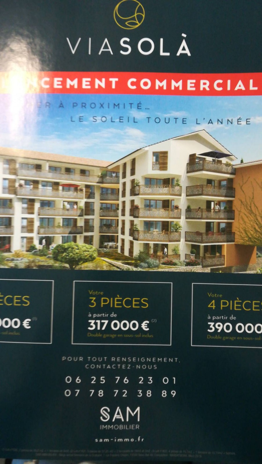 Promotion de bien immobilier neuf Hyères les palmiers Sam immobilier