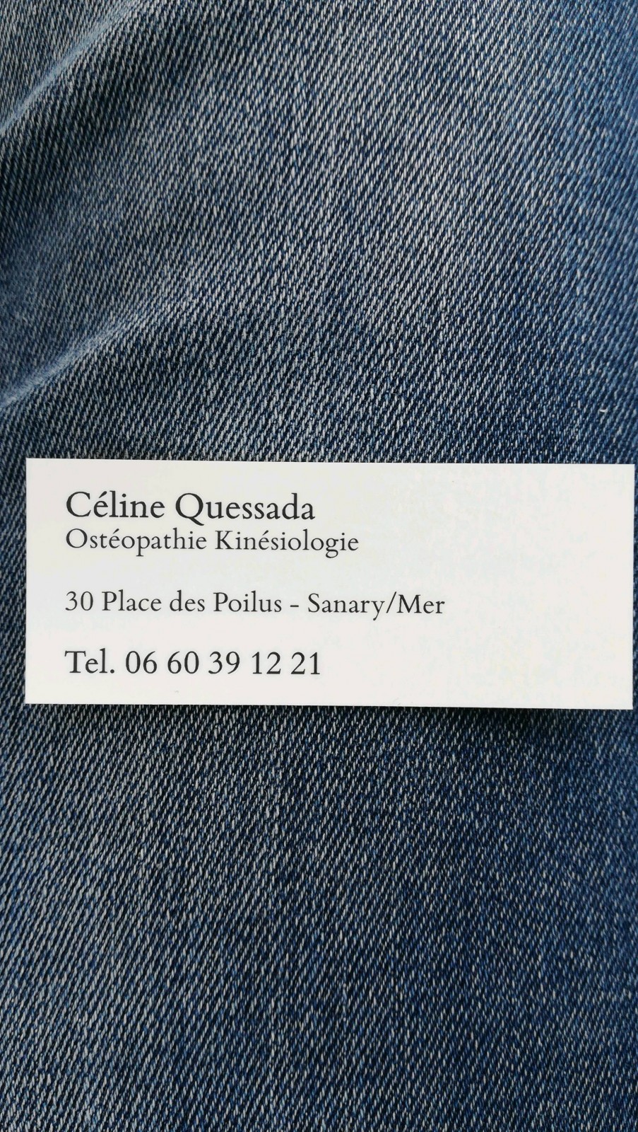 Ostéopathe Sanary-sur-Mer Céline Quessada