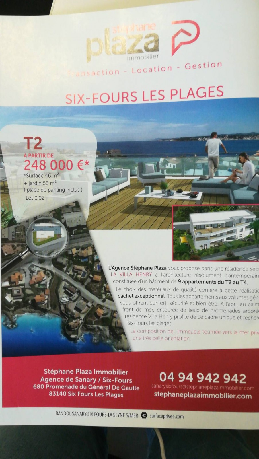 Transaction location et gestion de biens immobiliers Six-Fours-les-Plages Stéphane Plaza immobilier