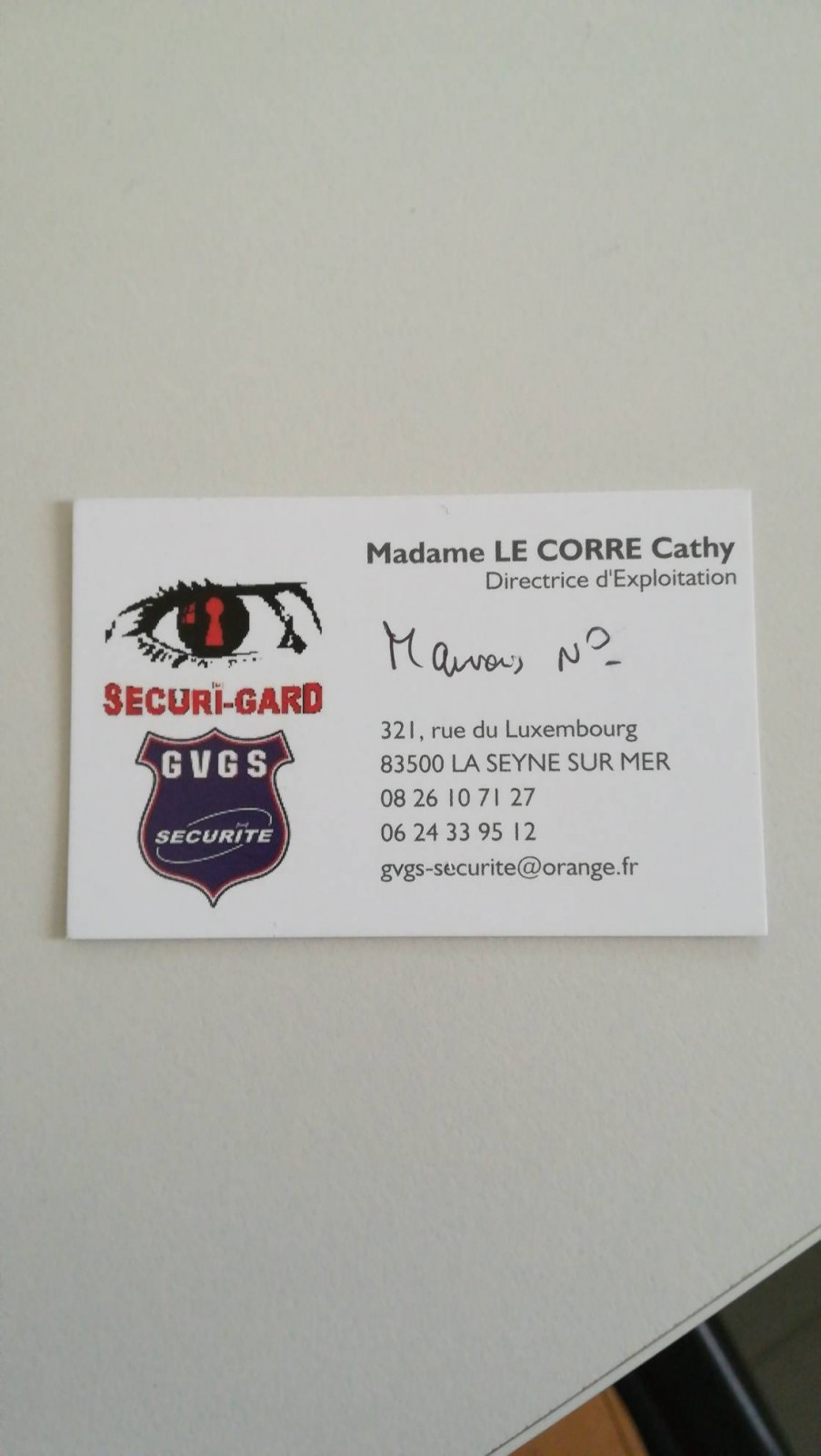 Société de sécurité et protection La Seyne-sur-Mer Gvgs sécurité