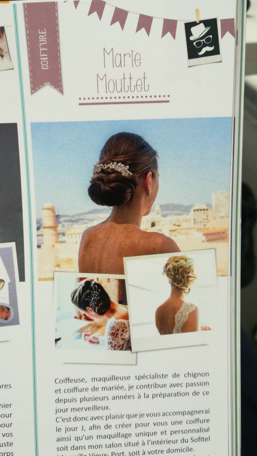 Coiffure de mariage Marseille 13007 Marie moutet