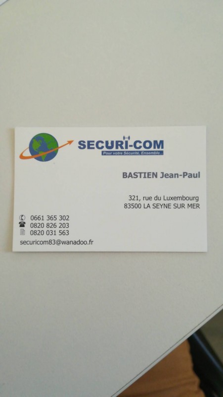 Pose et vente de système d'alarme 83500 la Seyne-sur-Mer Securicom