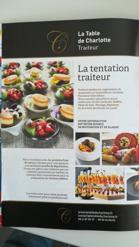 Traiteur de mariage 13760 Saint-Cannat La table de Charlotte