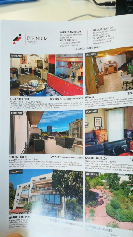 Vente de bien immobilier Toulon et La Farlède Infinium invest