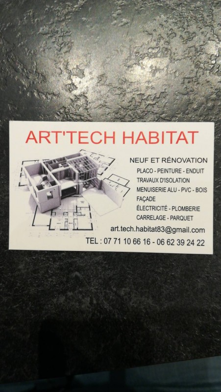 Peinture neuf et rénovation travaux multiservices La Seyne-sur-Mer Artech habitat