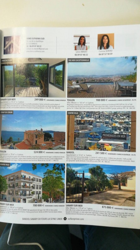 Agence immobilière Bandol 83150 Immo euthenia sud