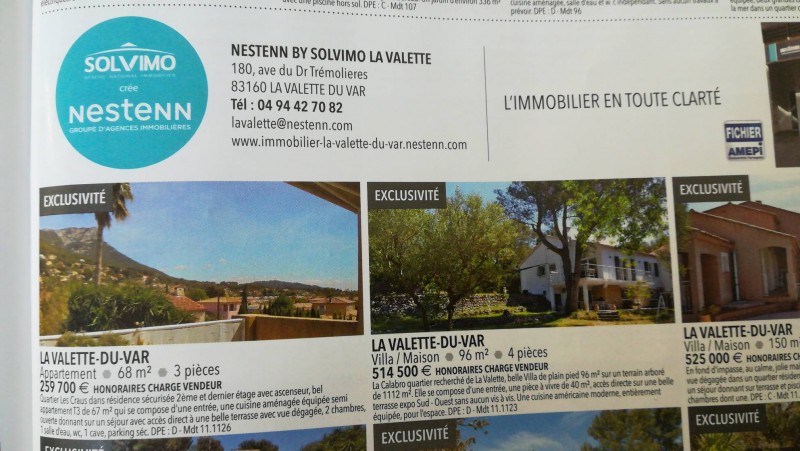 Agence immobilière La Valette Nestenn La Valette
