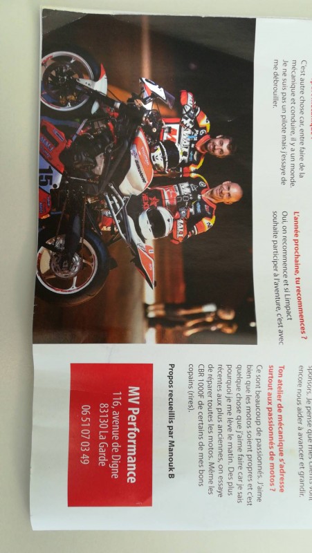 Vente et réparation de motos La garde Mv performance