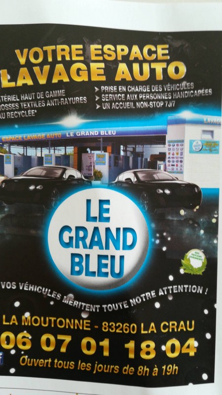 Centre de lavage auto La Crau Le Grand bleu