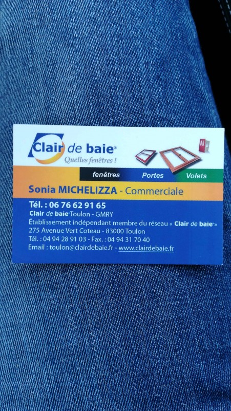 Vente et pose deux fenêtres PVC Sanary-sur-Mer Clair de baie