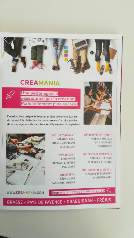 Agence de communication Draguignan Creamania