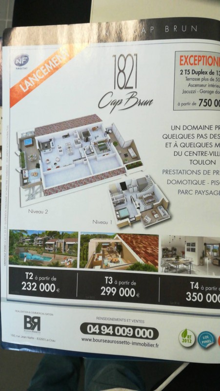 Vente de bien immobilier neuf dans le Var Bourseaurossetto immobilier Bourseaurossetto immobilier