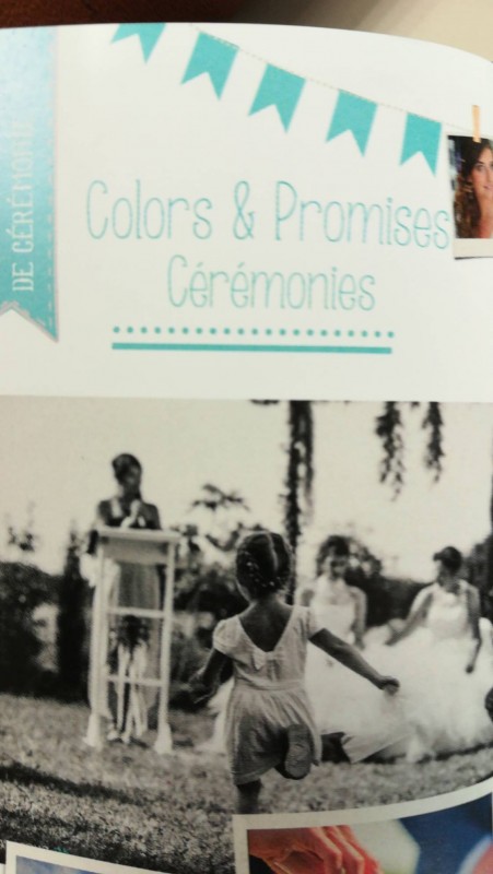 Officiant de cérémonie Paris et Aix-en-Provence Colors and promises cérémonie