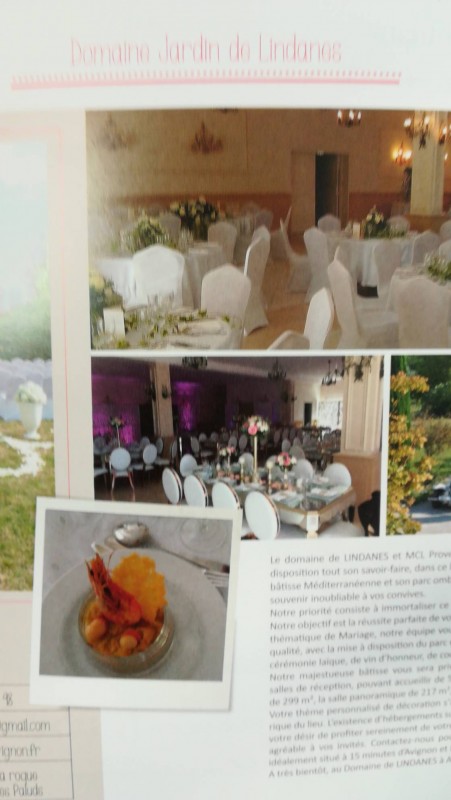 Location lieu de réception 84210 Althen-des-Paluds Domaine jardin de lindanes