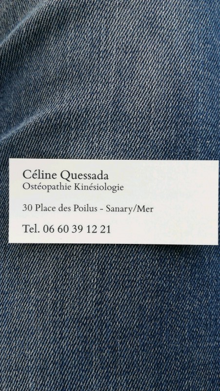 Ostéopathe Sanary-sur-Mer Céline Quessada