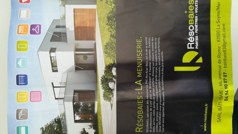 Vente et pose de menuiserie aluminium La Seyne-sur-Mer 83500 Résobaies