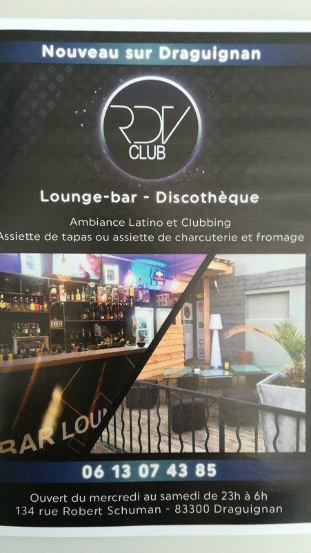 Lounge bar et discothèque Draguignan Le rendez-vous club