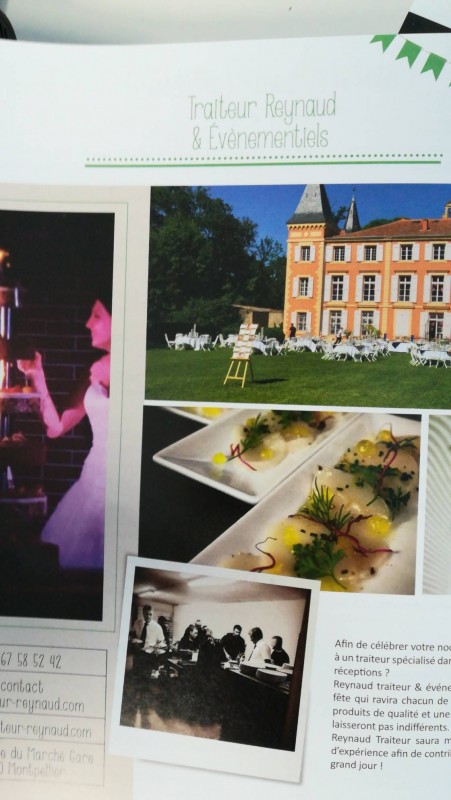 Traiteur de mariage Montpellier 34070 Traiteur Reynaud