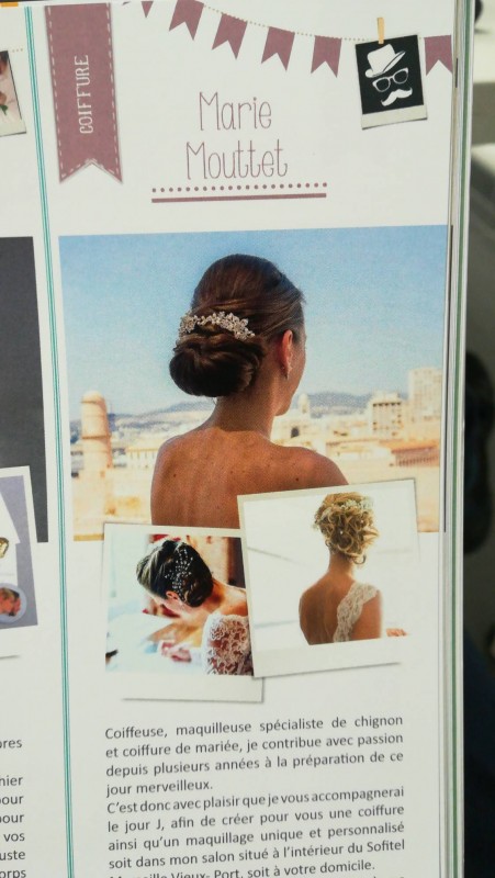 Coiffure de mariage Marseille 13007 Marie moutet